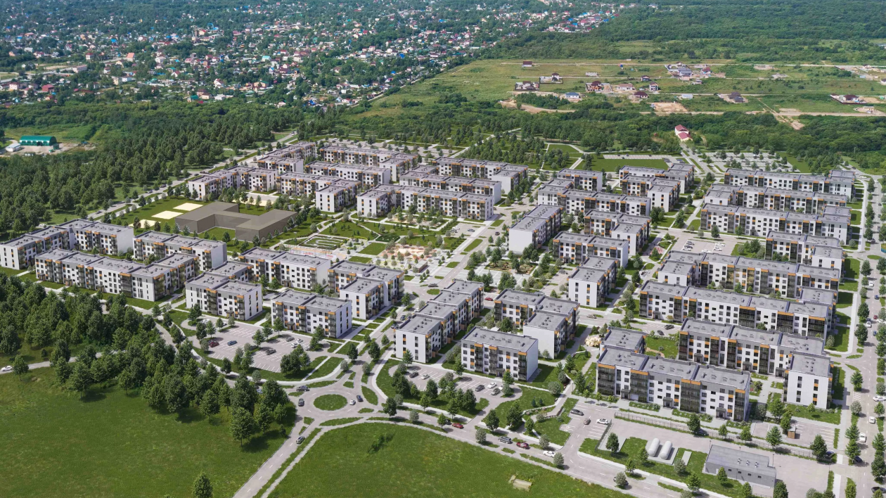 Генплан ЖК &quotБольшая полянка&quot сайт ГК &quotЛиго&quot