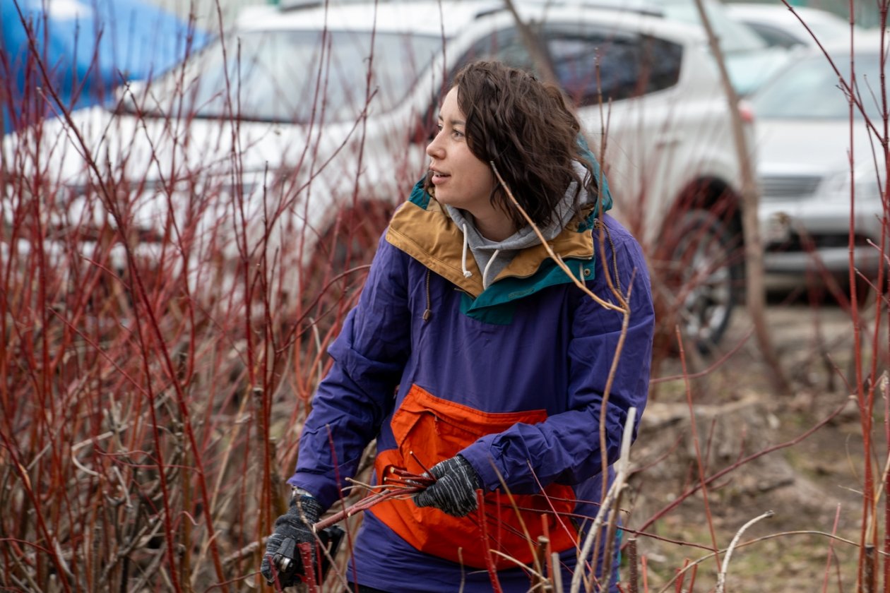 Дворовой субботник на проспекте Мира, 239 в Южно-Сахалинске пресс-служба администрации Южно-Сахалинска