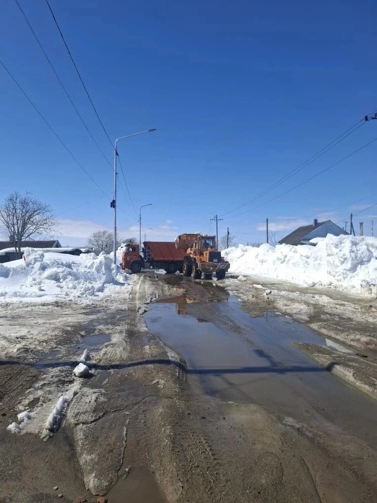 Свыше 16 тысяч кубометров снега вывезено на полигон в Охе пресс-служба минтранса Сахалинской области