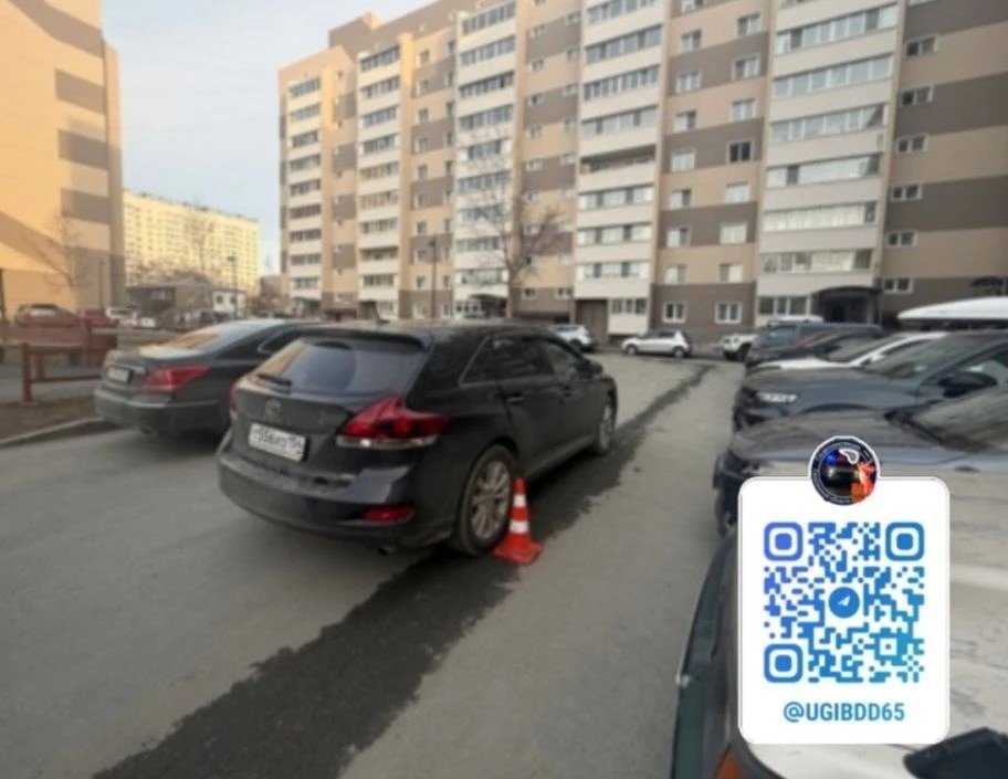 Восьмилетний ребенок попал под колеса авто во дворе дома в Южно-Сахалинске Госавтоинспекция Сахалинской области