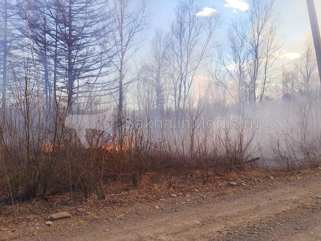 Пожар ИА SakhalinMedia