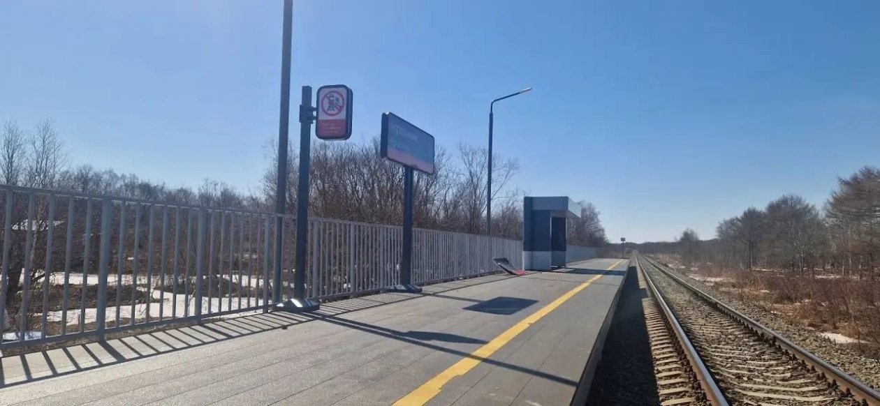 Остановочный пункт &quotАгролицей&quot пресс-служба министерства транспорта и дорожного хозяйства Сахалинской области