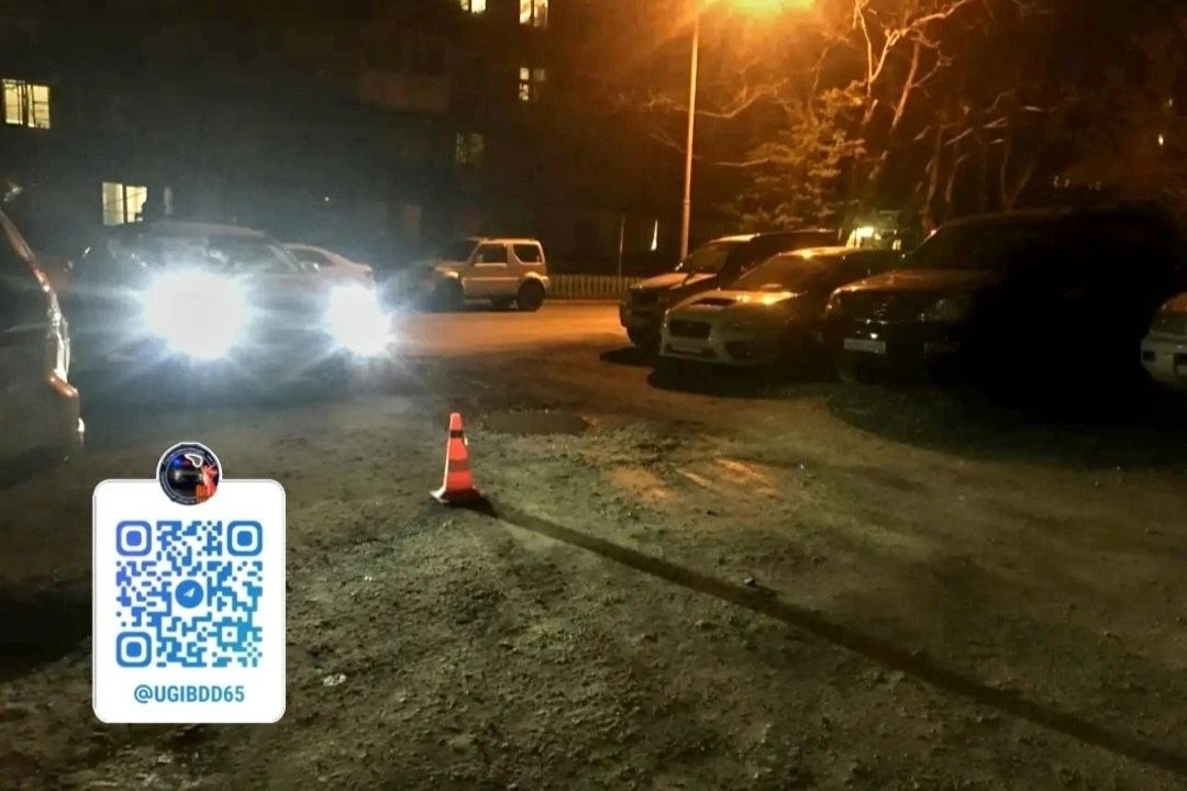 Девочка попала под колеса авто во дворе дома в Южно-Сахалинске Госавтоинспекция Сахалинской области