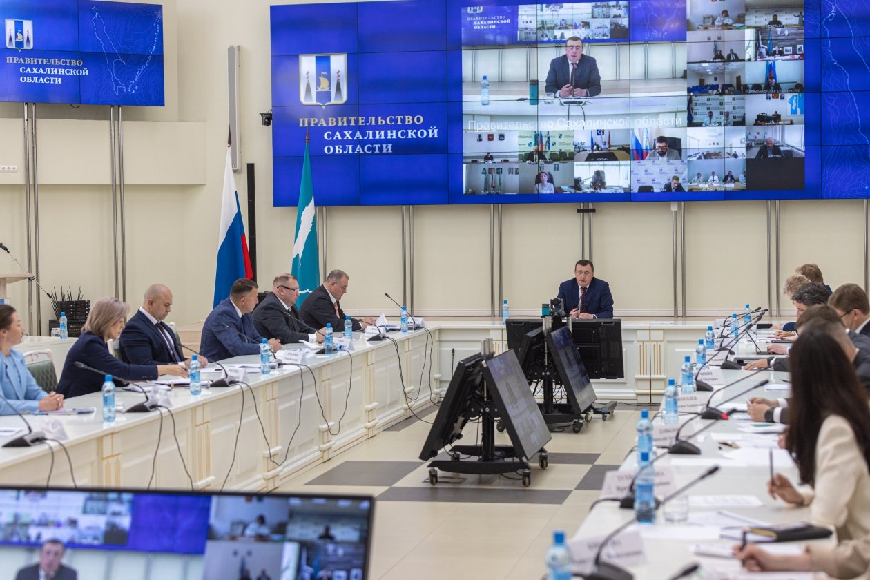 Заседание регионального правительства пресс-служба правительства Сахалинской области