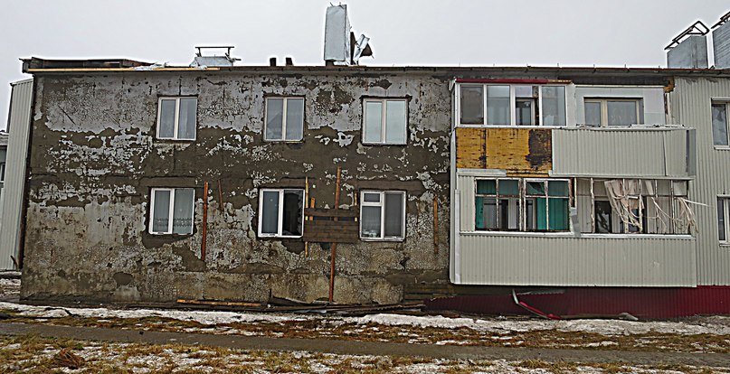 Последствия циклона в Южно-Курильске, Фото с места события из других источников