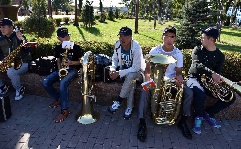 Репетиция оркестров