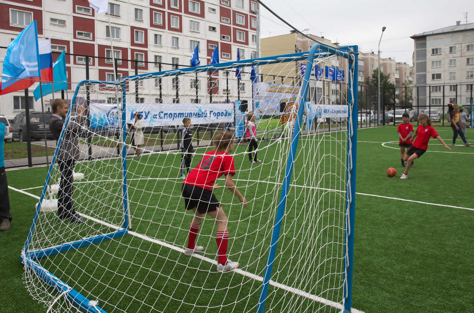 Спортивная площадка Пресс-служба администрации Южно-Сахалинска