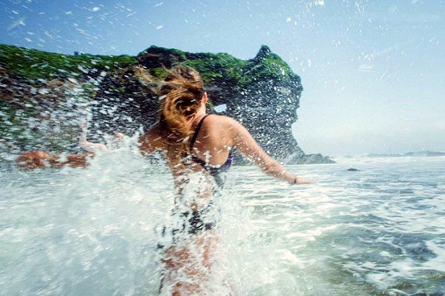 Бегом в море Размещено в Instagram пользователем @kris_savchuk