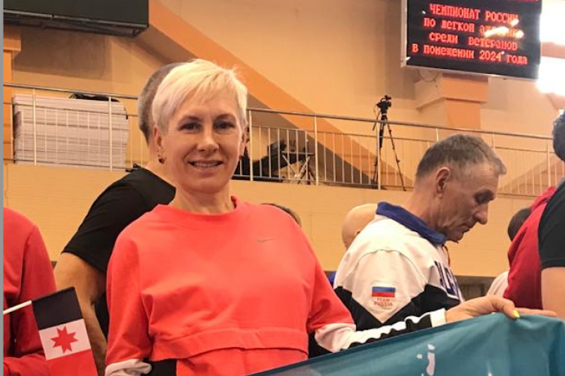 Сахалинка завоевала серебро чемпионата России по легкой атлетике среди ветеранов