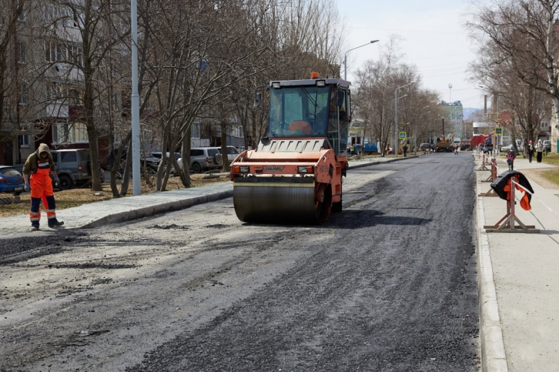 На улице Тихоокеанской в Южно-Сахалинске появится новый тротуар