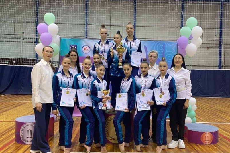 Гимнастки с Сахалина заняли первое место в командном зачете на турнире в Нерюнгри