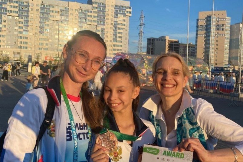 Сахалинка завоевала бронзу по художественной гимнастике на Играх "Дети Азии"