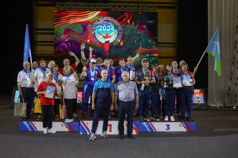 Южносахалинцы одержали победу на региональной Спартакиаде пенсионеров России