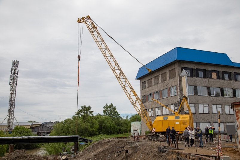 Новый четырехполосный мост на улице Сахалинской в Южно-Сахалинске откроют уже осенью
