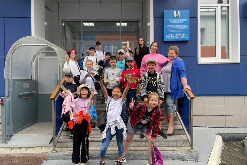 Южно-сахалинские школьники посетили "сердце" системы-112