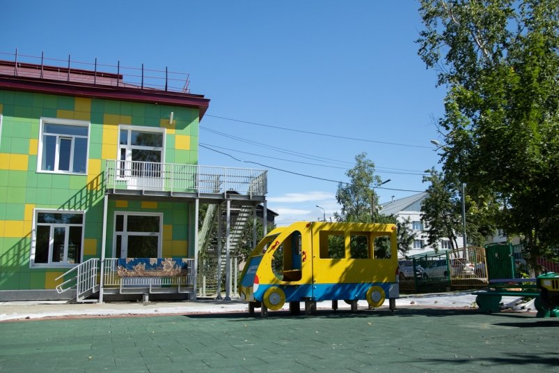 Благоустройство детских садов завершается в Южно-Сахалинске