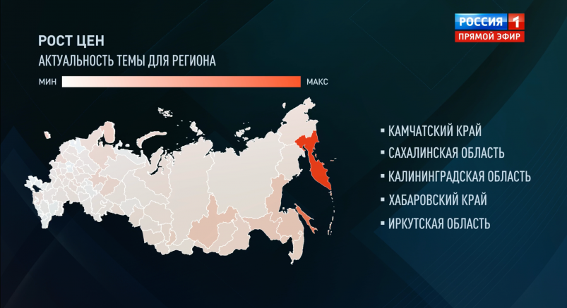 Владимир Путин ответил на вопрос о росте цен на продукты в Сахалинской области