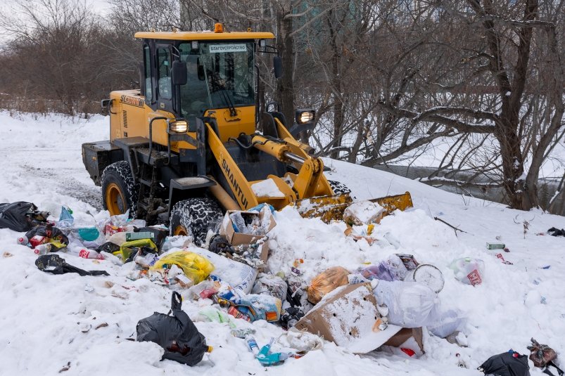 Боле 500 незаконных свалок ликвидировали в Южно-Сахалинске за 2024 год