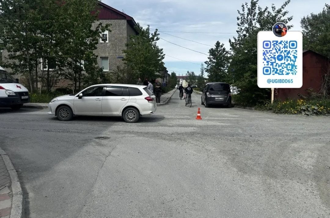 Фото с места происшествия УГИБДД УМВД России по Сахалинской области