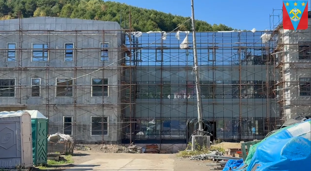 Строительство новой поликлиники в Углегорске пресс-служба администрации Углегорского муниципального округа